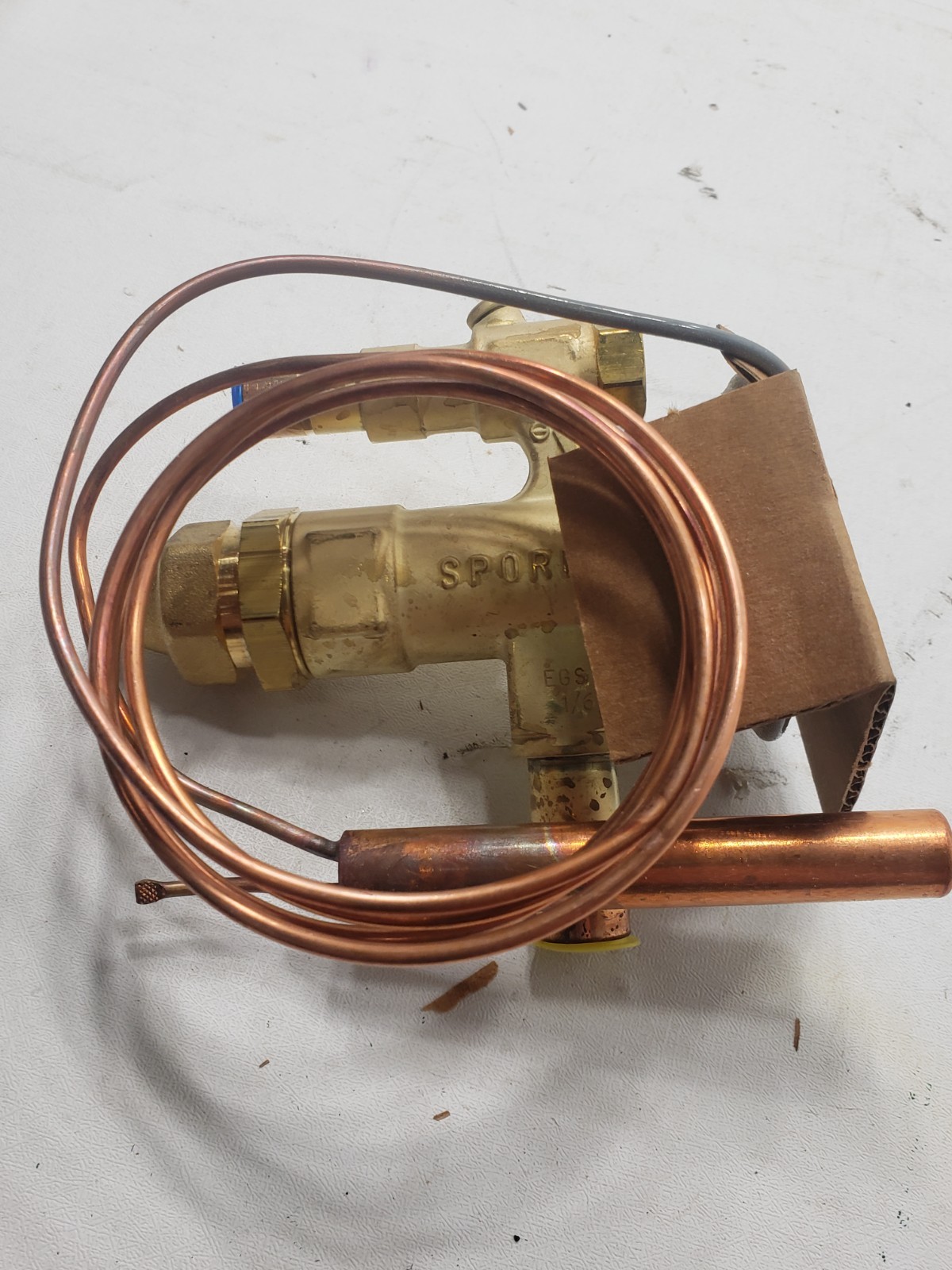 Sporlan EGS-1/6-L1 Thermostatic Expansion Valve 3/8 x 1/2 ODF 164849 3920/26920