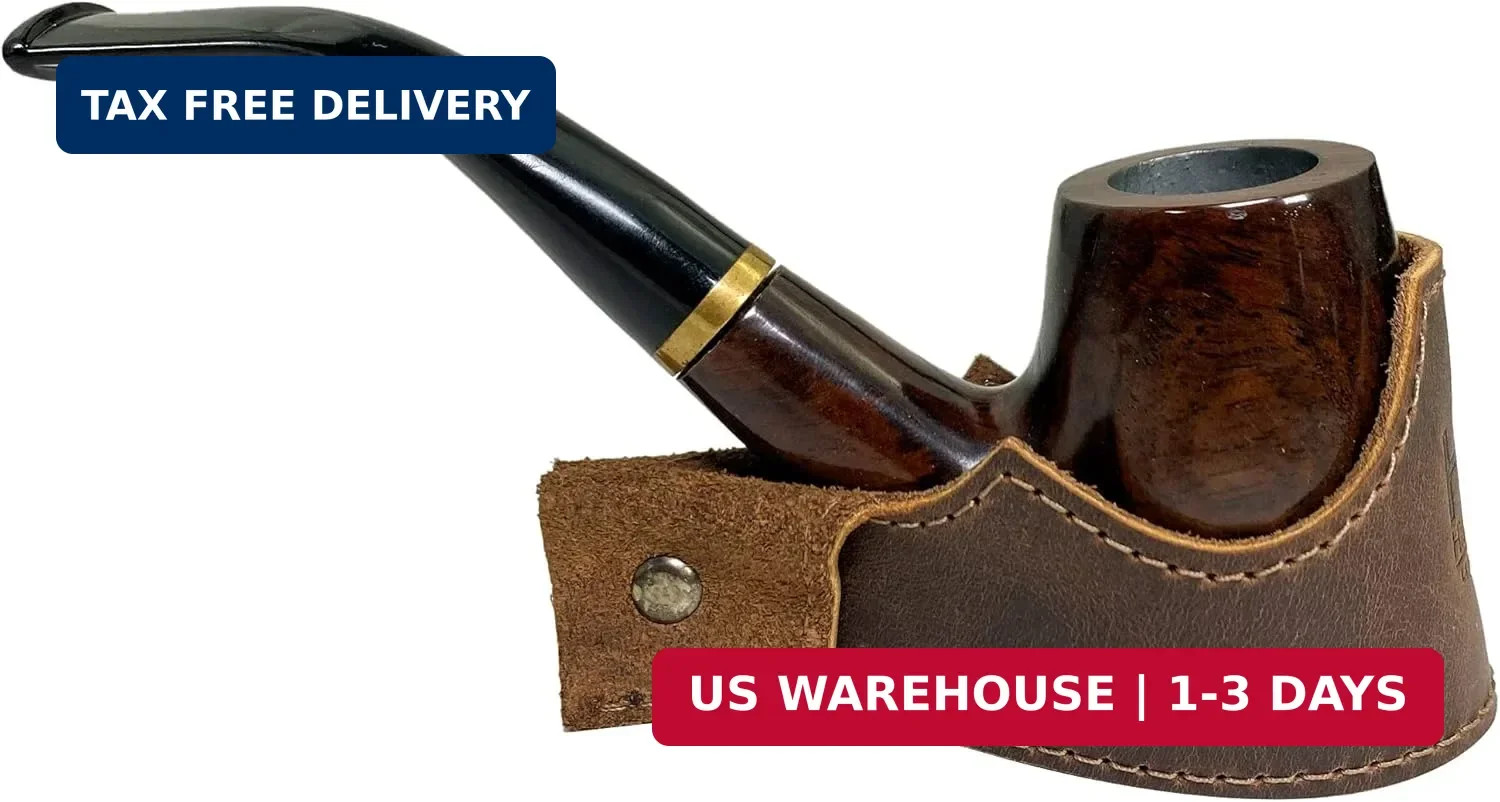 Hide & Drink, Tobacco Pipe Holder (Pipe not Included), Portable & Adjustable Sta