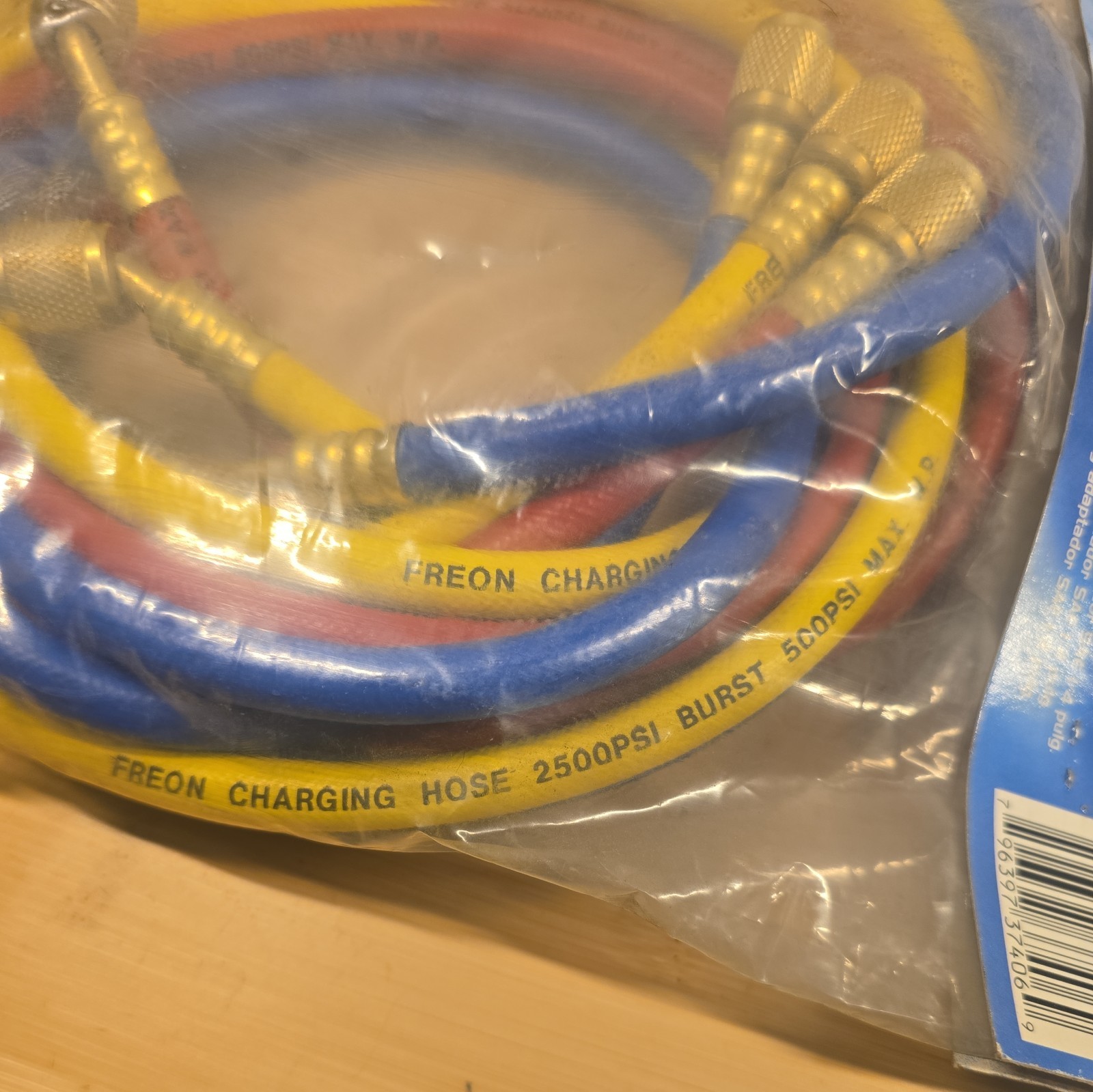 1/4″ Charging Hose Set 72″ Compact Ball (Pack of 3)