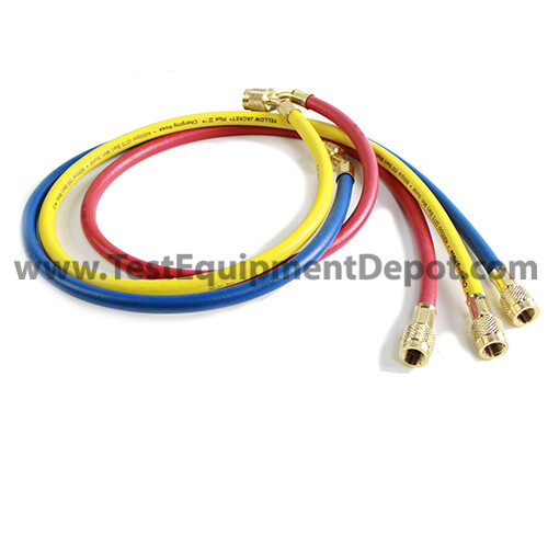 Yellow Jacket 21583 PLUS II Three Pack 5/16″ Hoses, 36″ Length