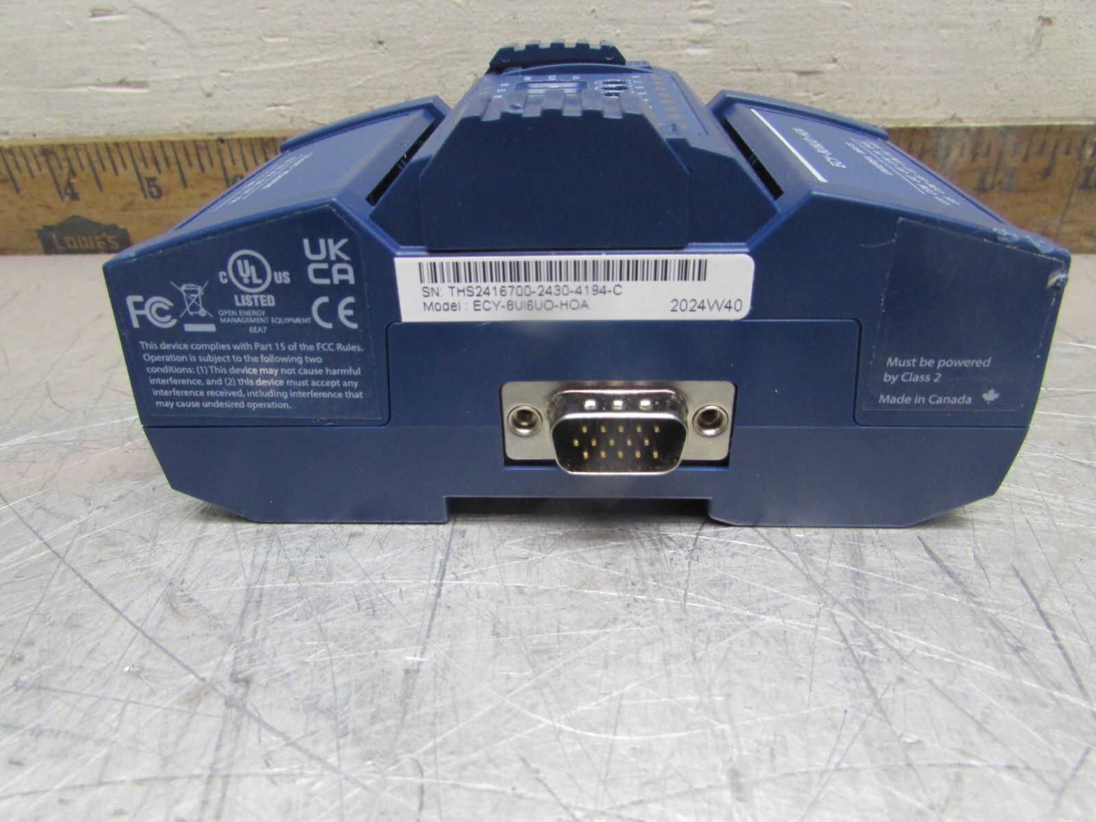 Distech Controls ECY-8UI6UO-HOA, 14pt I/O Extension Module, N/NIB! MAKE OFFER!