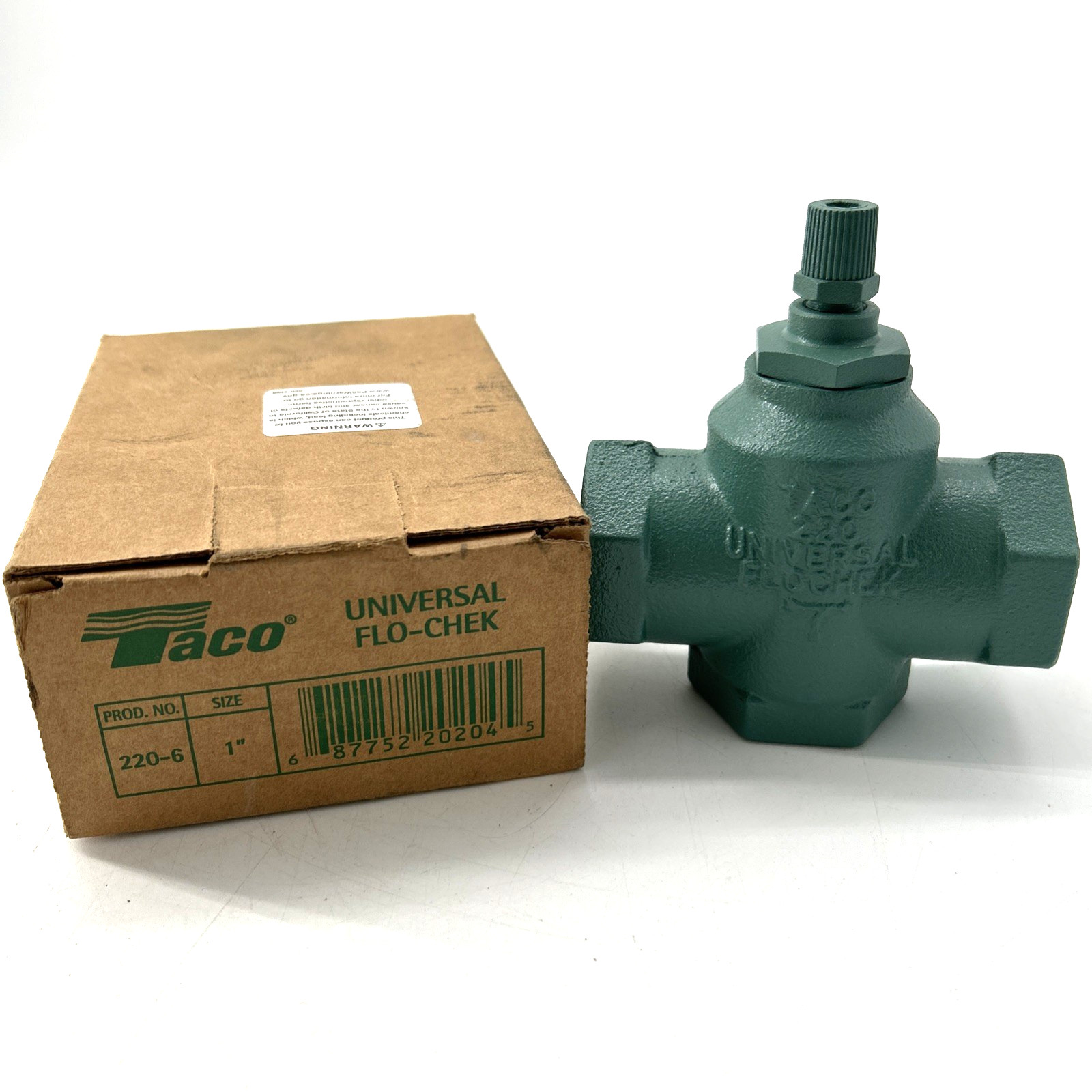 Taco 220-6 1 Flo-Chek 1 in. Cast Iron NPT Check Valve Threaded Body