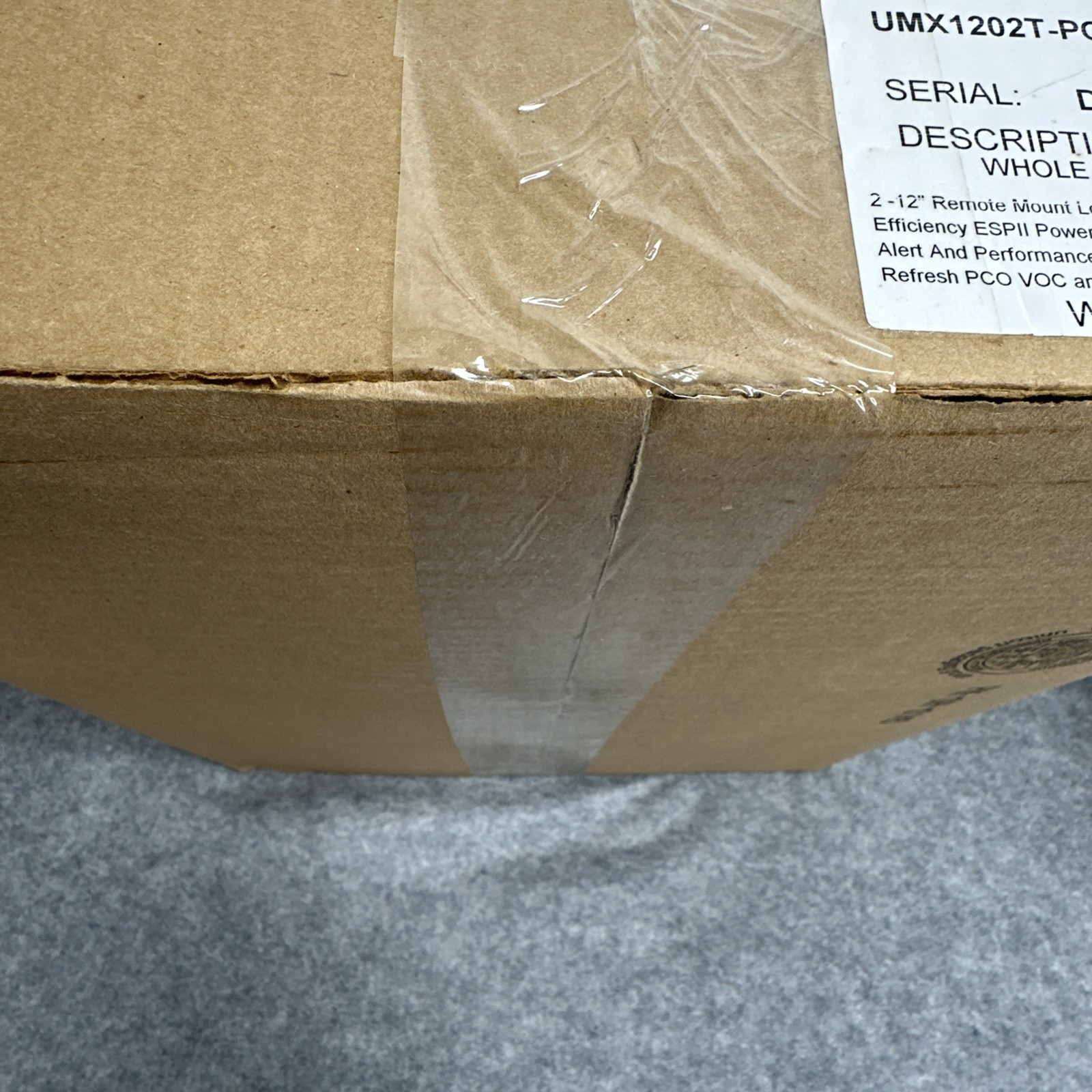 Ultravation UMX1202T-PCO UV Air Purifier HVAC System | UltraMax Gold Extreme