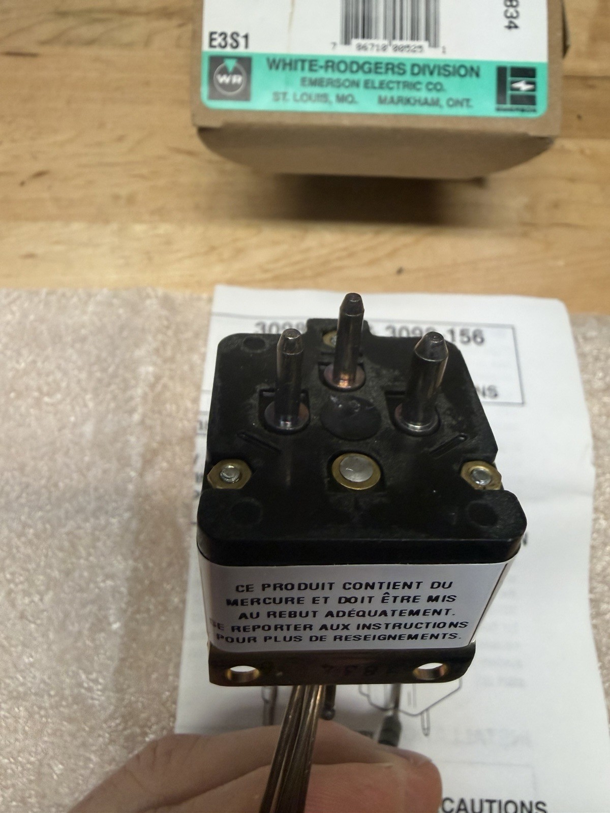 Emerson White-Rodgers 3098-134 48in. Mercury Flame Sensor