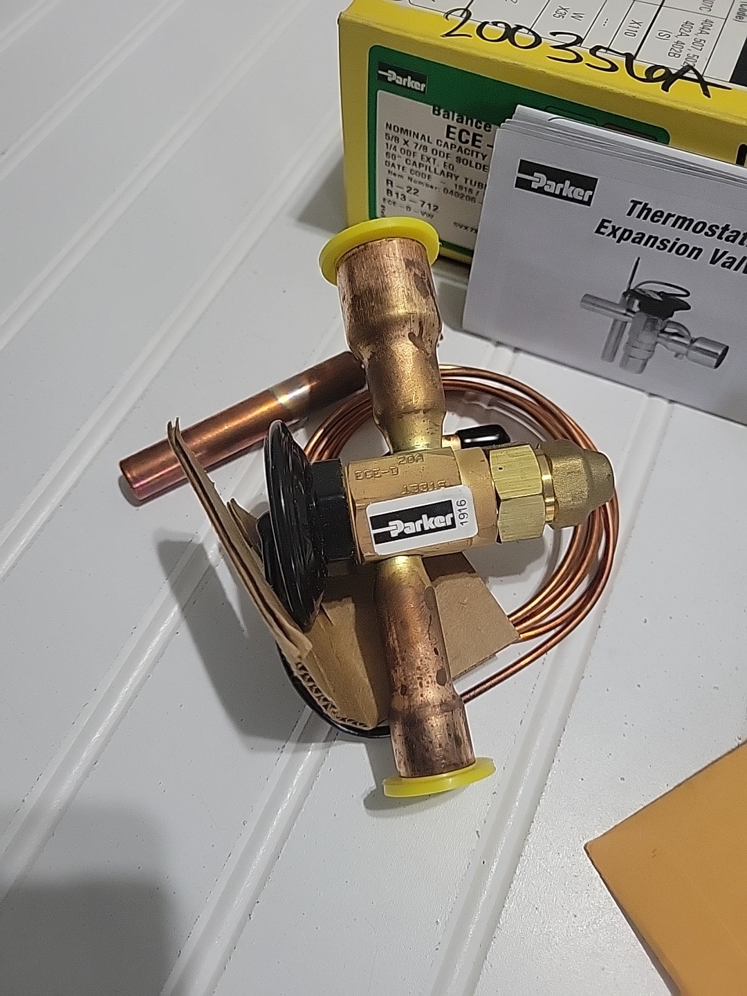 Parker ECE-D-VW Nominal Capacity 5 To 8 Ton 5/8” X 7/8” ODF Solder W/Strainer