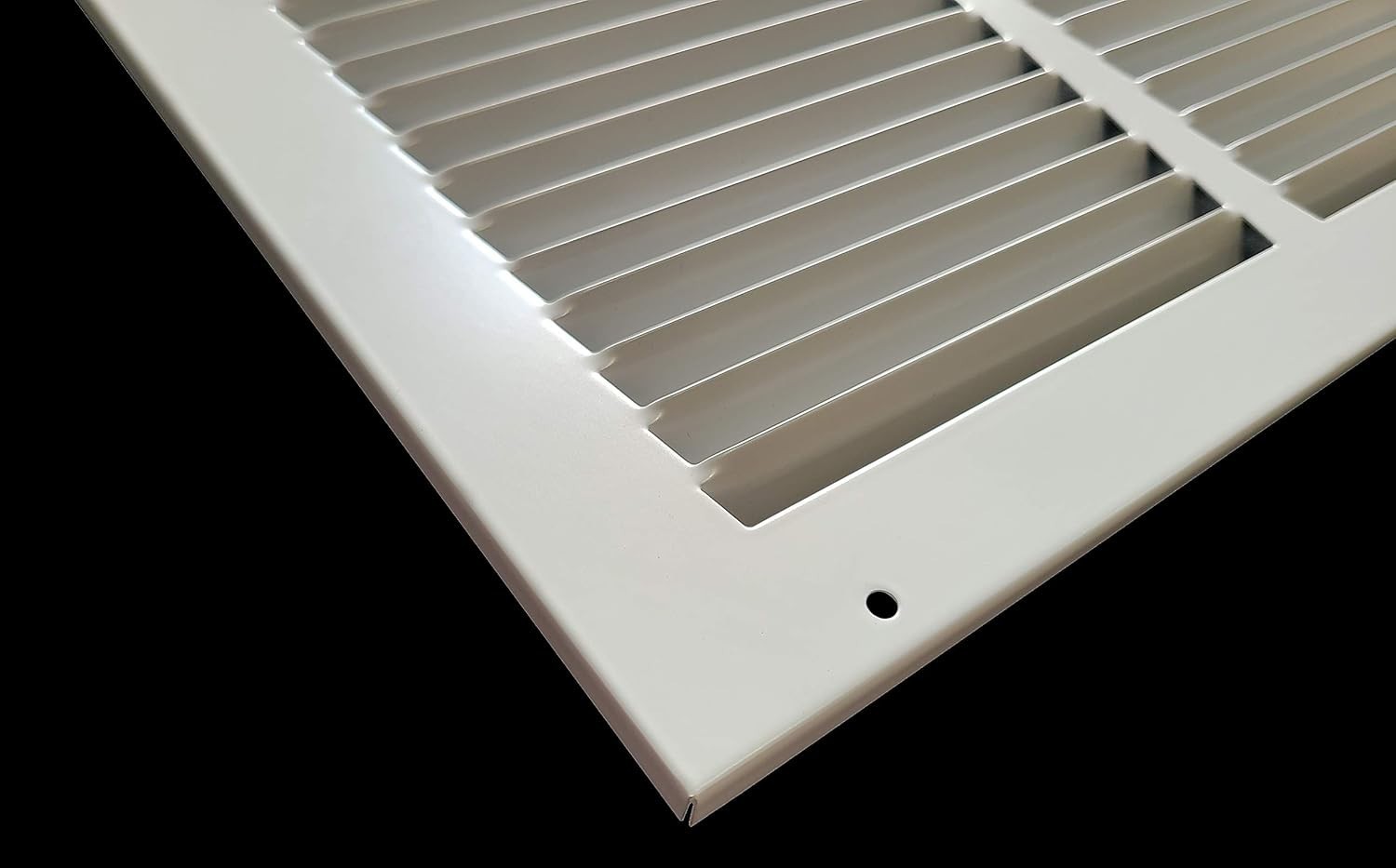 12×12 Return Air Grille White Steel Vent Cover Sidewall Ceiling HVAC Intake 13.7