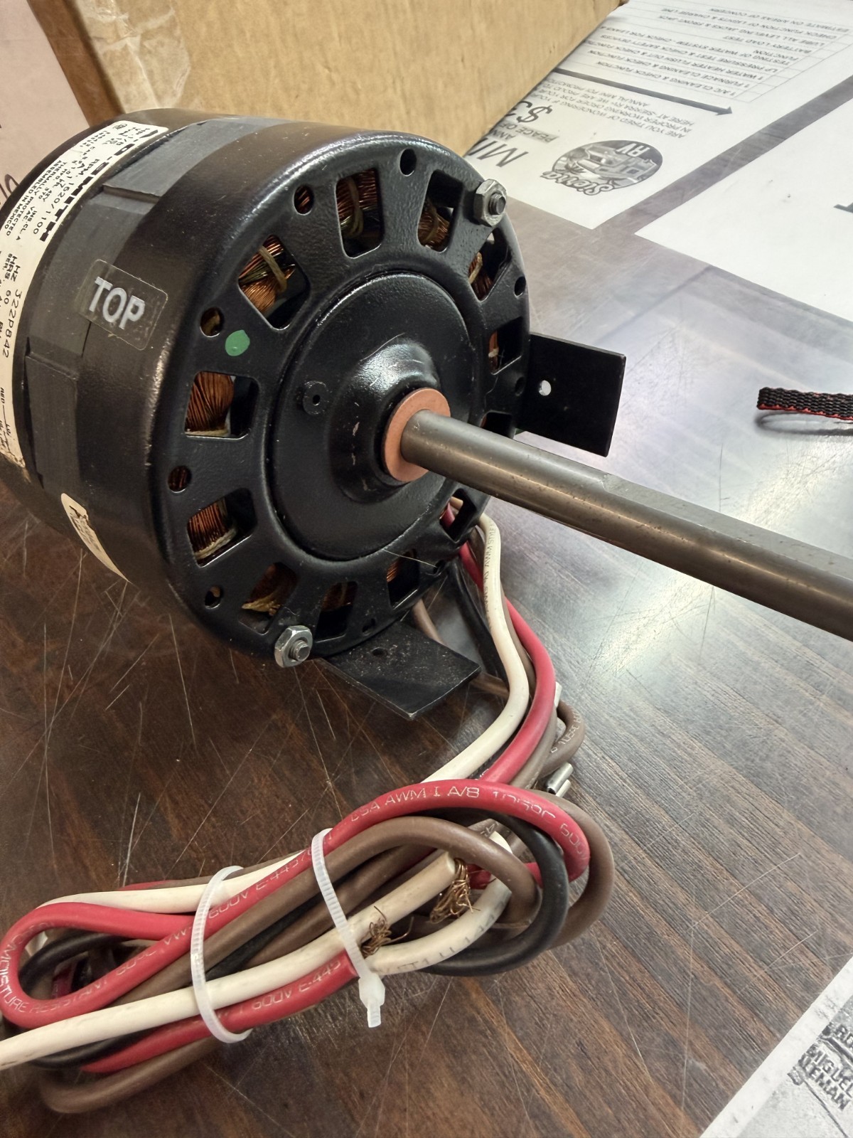 A.O. Smith / Century 322P842 RV Air Conditioner Blower Fan Motor