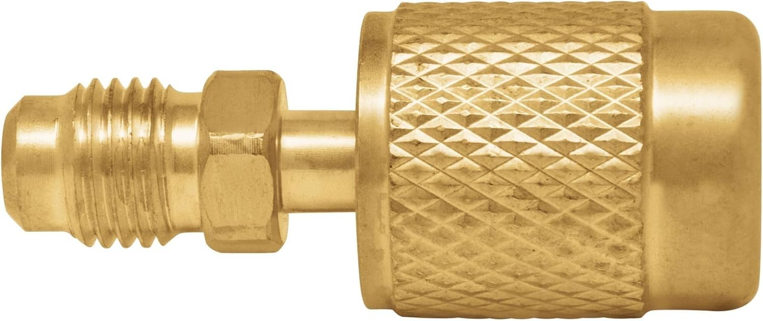 Solid Brass Low Loss HVAC Fittings | 5/16in x 1/4in with Anti-Blow Back
