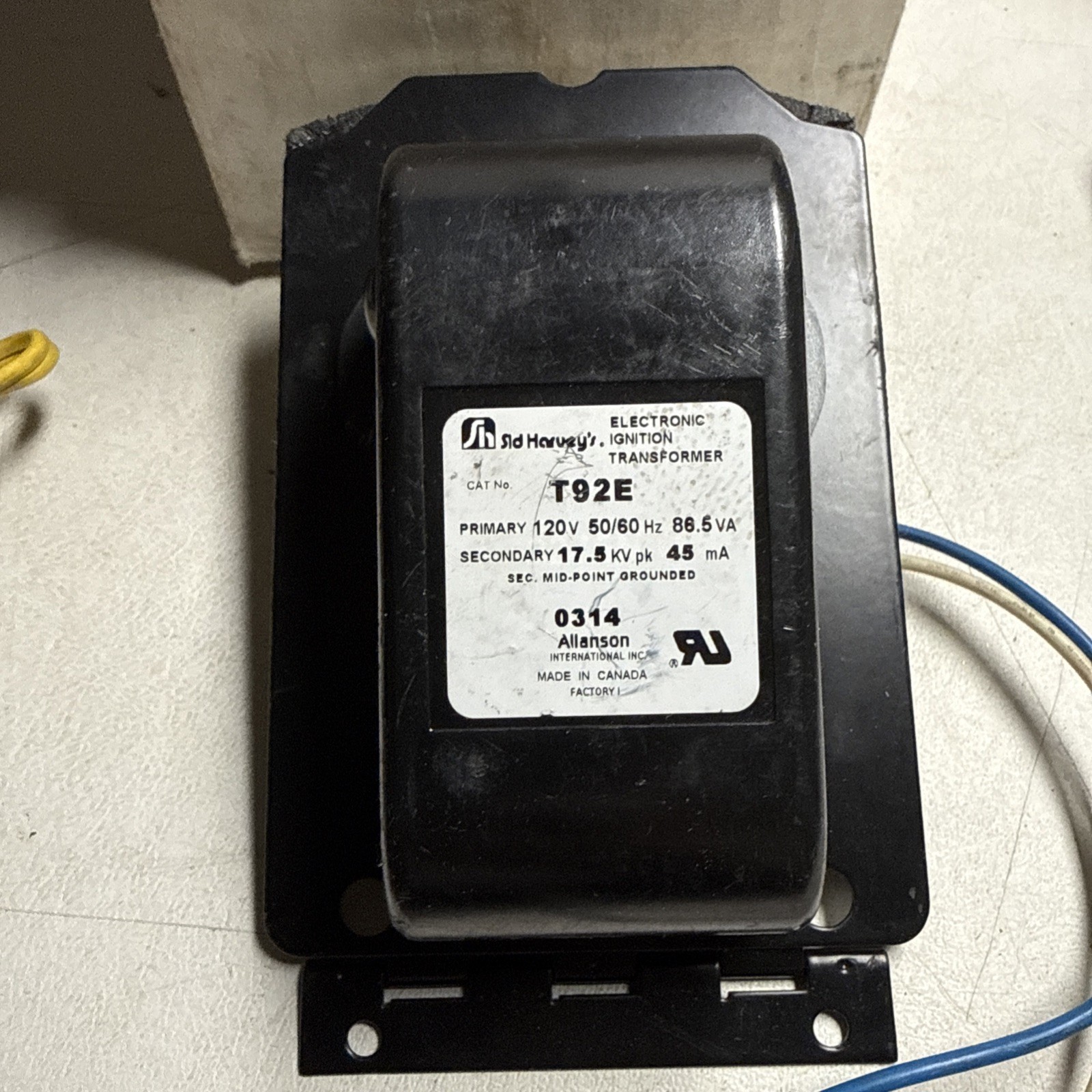 Sid Harvey’s T92E Igniter