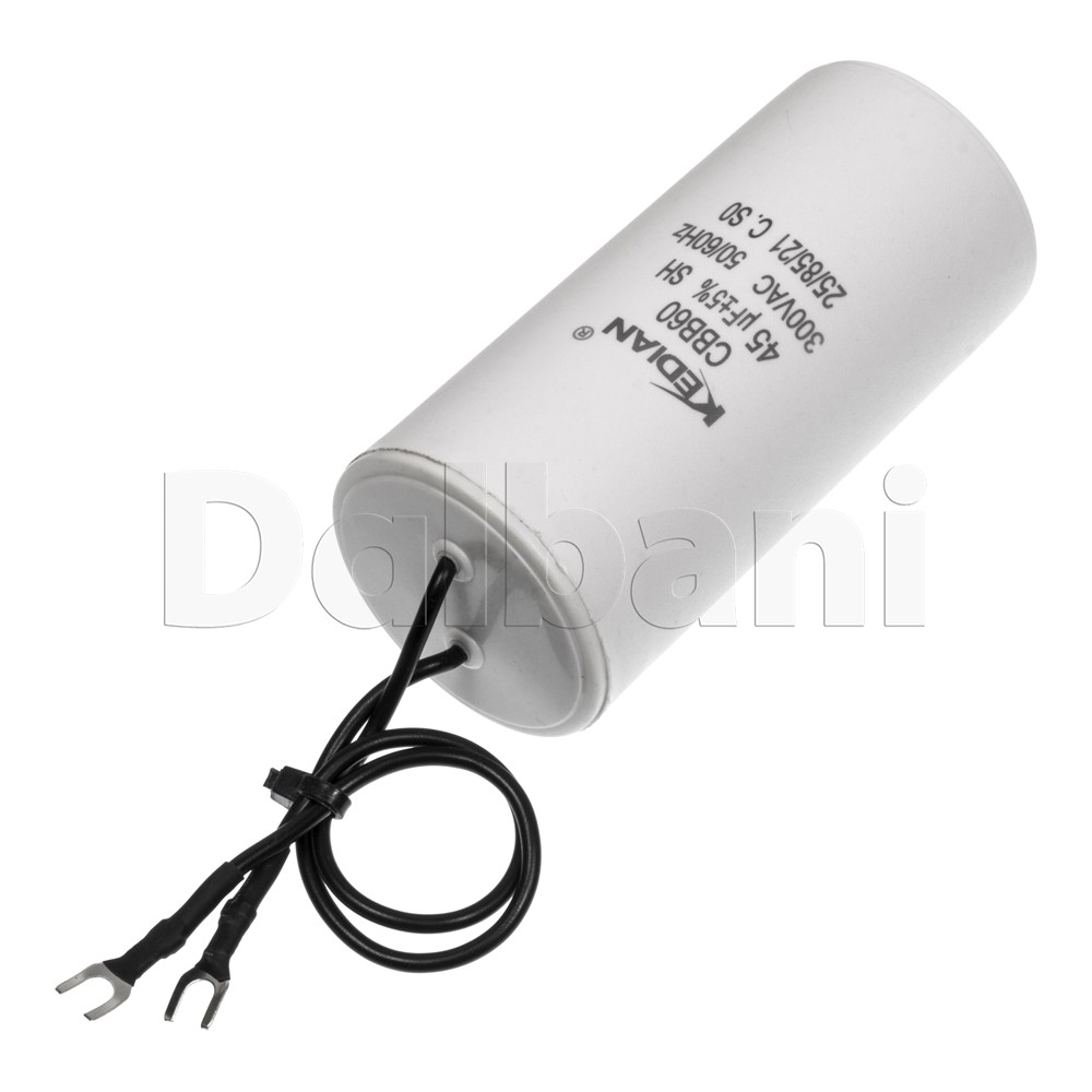 Japanese Spec 45UF 250VAC Motor Run Capacitor CBB60 45MFD 25/85/21 40X90MM