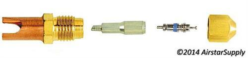 1/4″ Braze-On Service Valves / Line Tap Valve C&D Valve CD5514 Pack of (6)