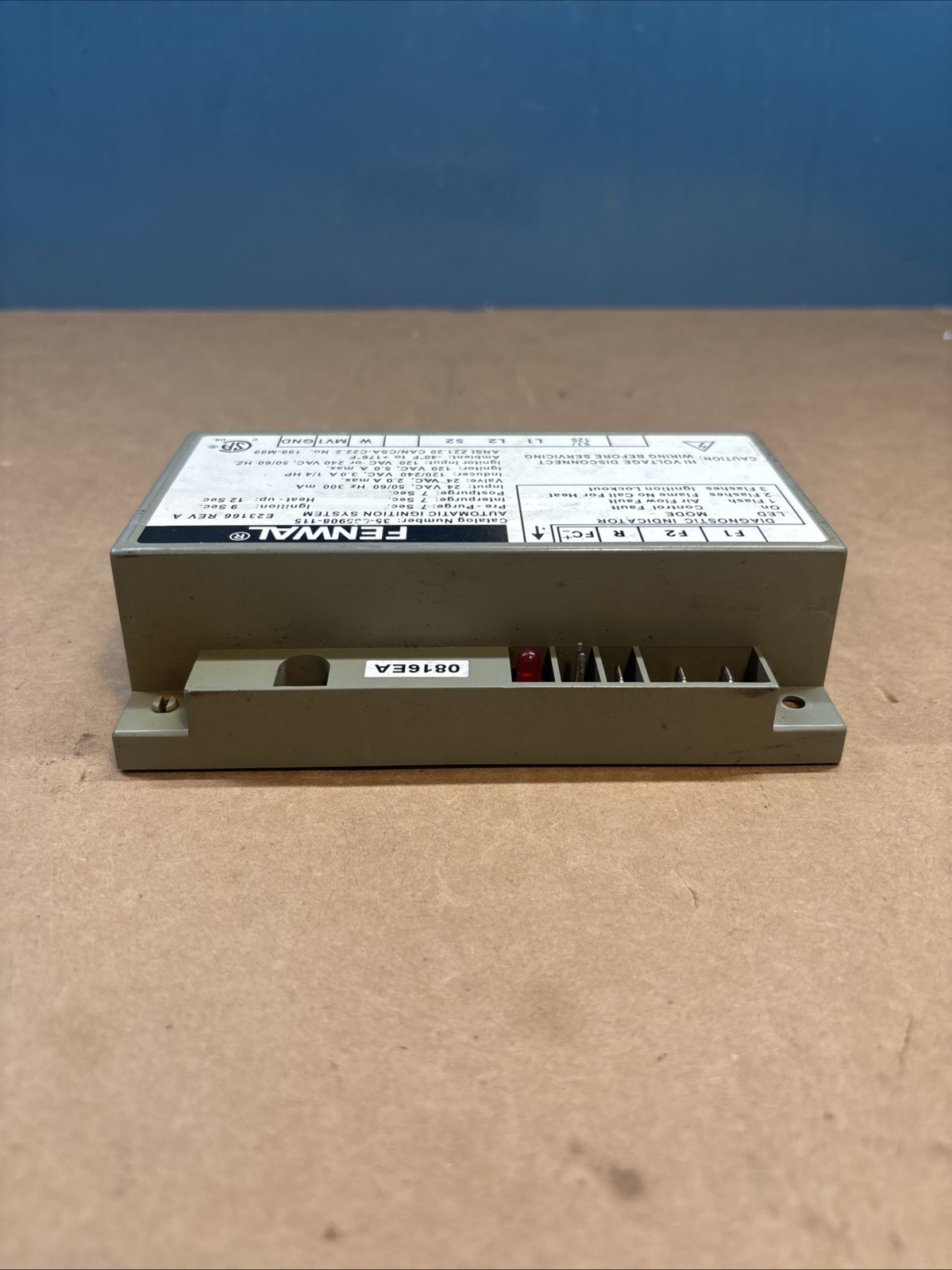 Fenwal 35-665908-115 24 Vac Hot Surface Ignition Control Board
