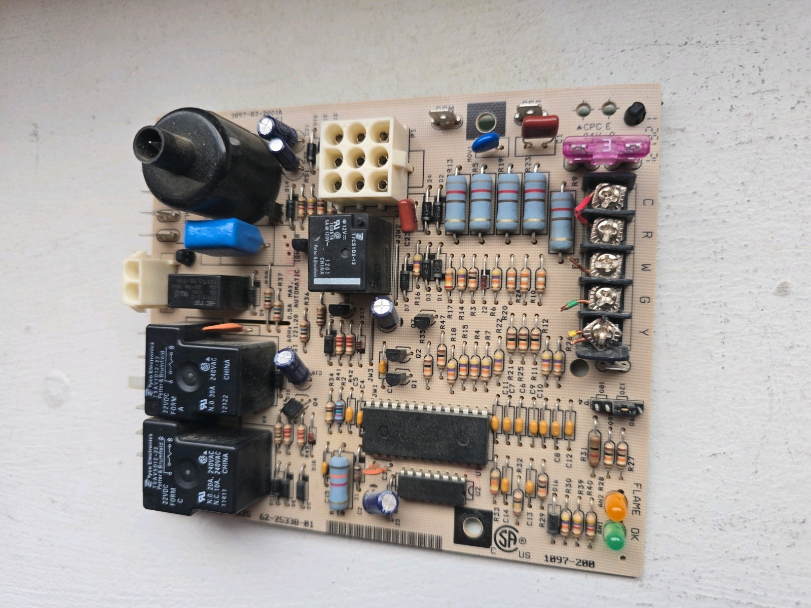 Rheem Furnace Control Board 62-25338-01, 1097-200 Num#545