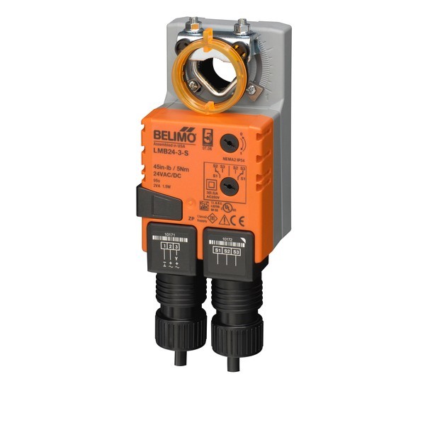 LMB24-3-S | Belimo | BRAND NEW! Damper Actuator, 45 in-lb Non fail-safe
