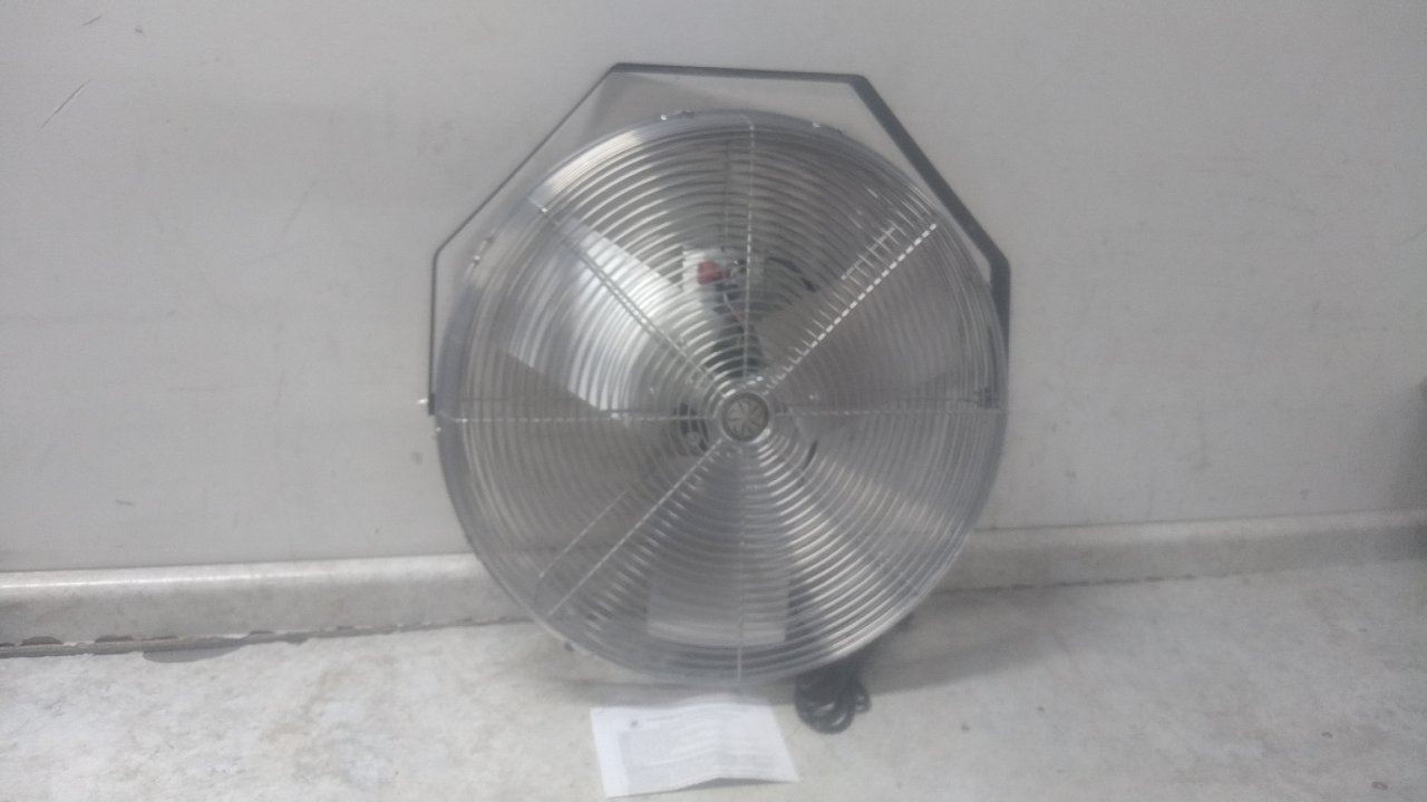 TPI Industrial U24-TE 24 In Blade Dia 120V Yoke Mounted Workstation Fan