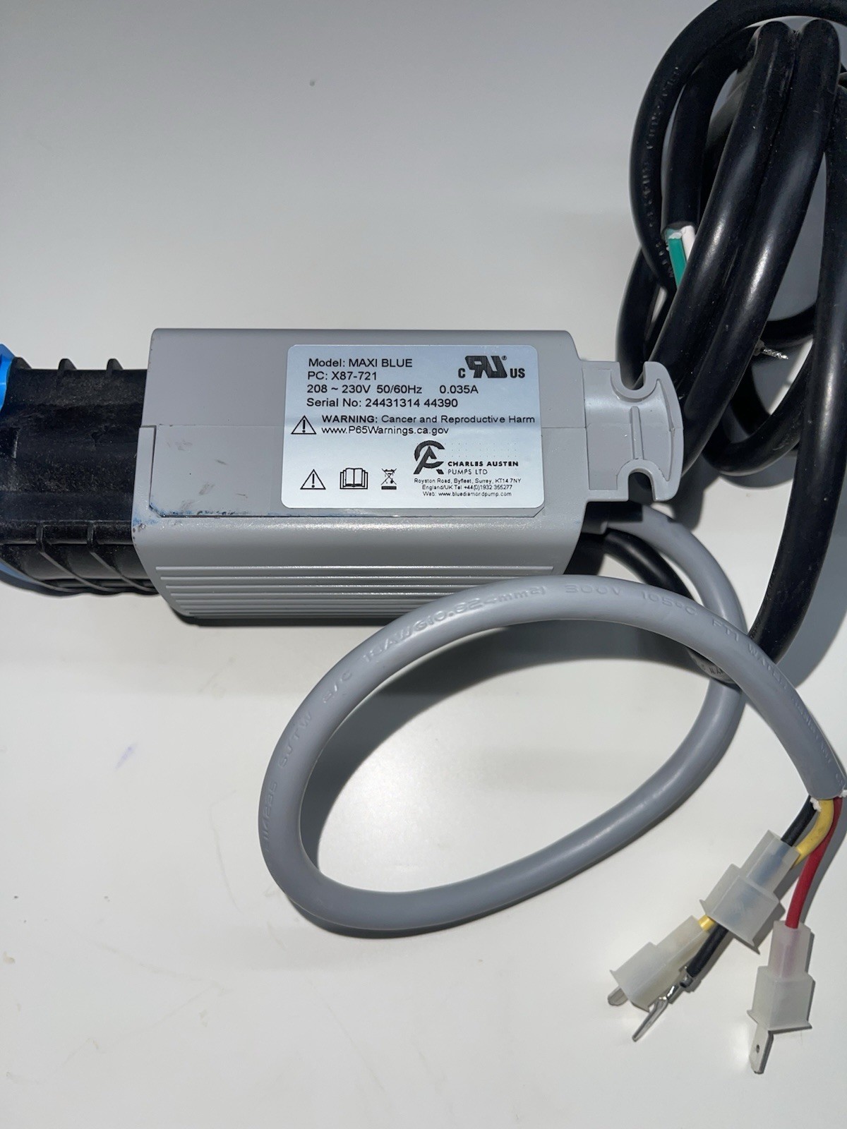 Blue Diamond MaxiBlue Condensate Pump HVAC X87-721 208/230v
