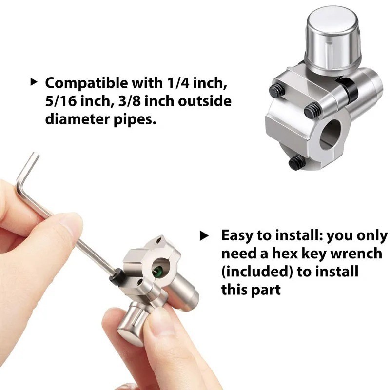 3x BPV31 Bullet Piercing Valve For A/C Refrigeration Lines 1.5″x2.5″x3.5″ – USA