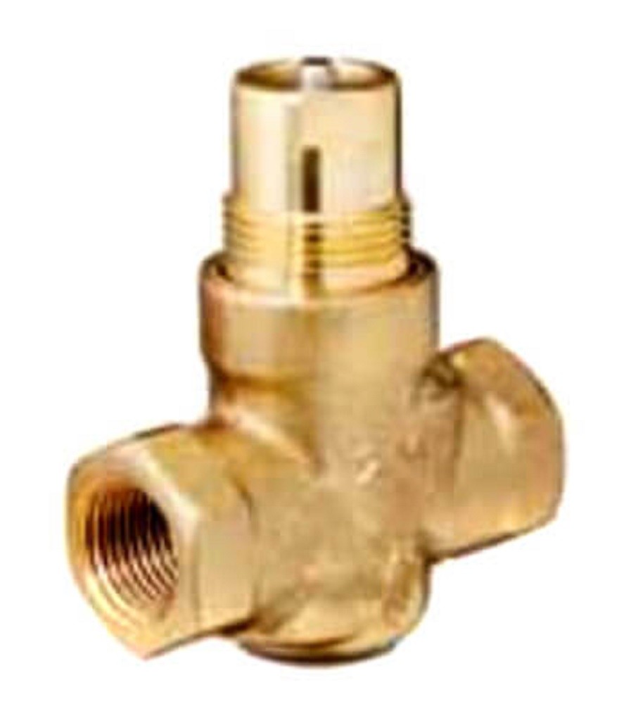 Siemens 599-02006 1/2″ 2-Way N/C Brass Globe Valve Body, Female x Female 1.6 Cv