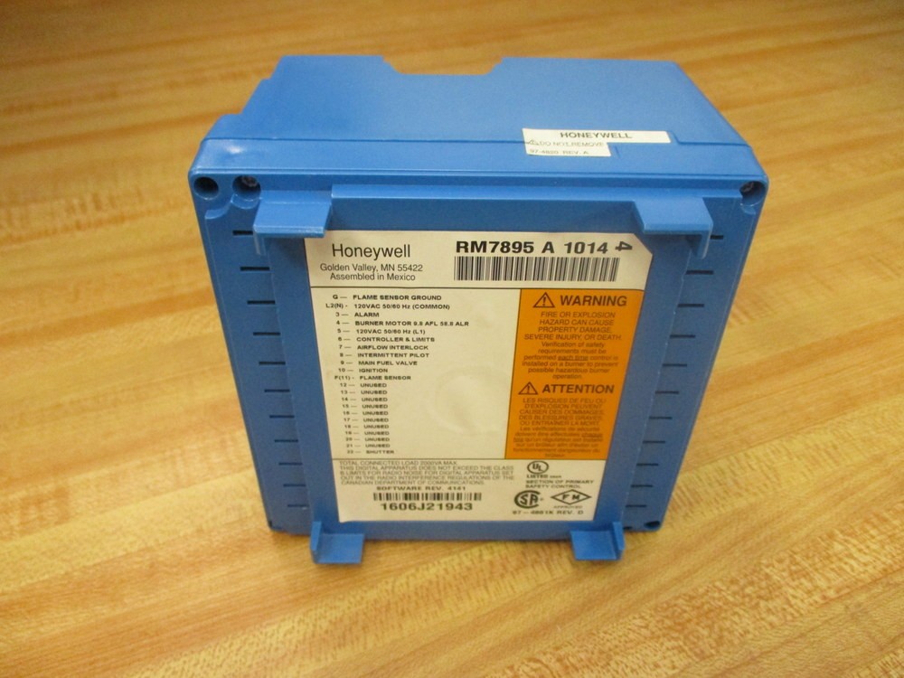 Honeywell RM7895A-1014 Burner Controller RM7895A1014 ENCLOSURE ONLY