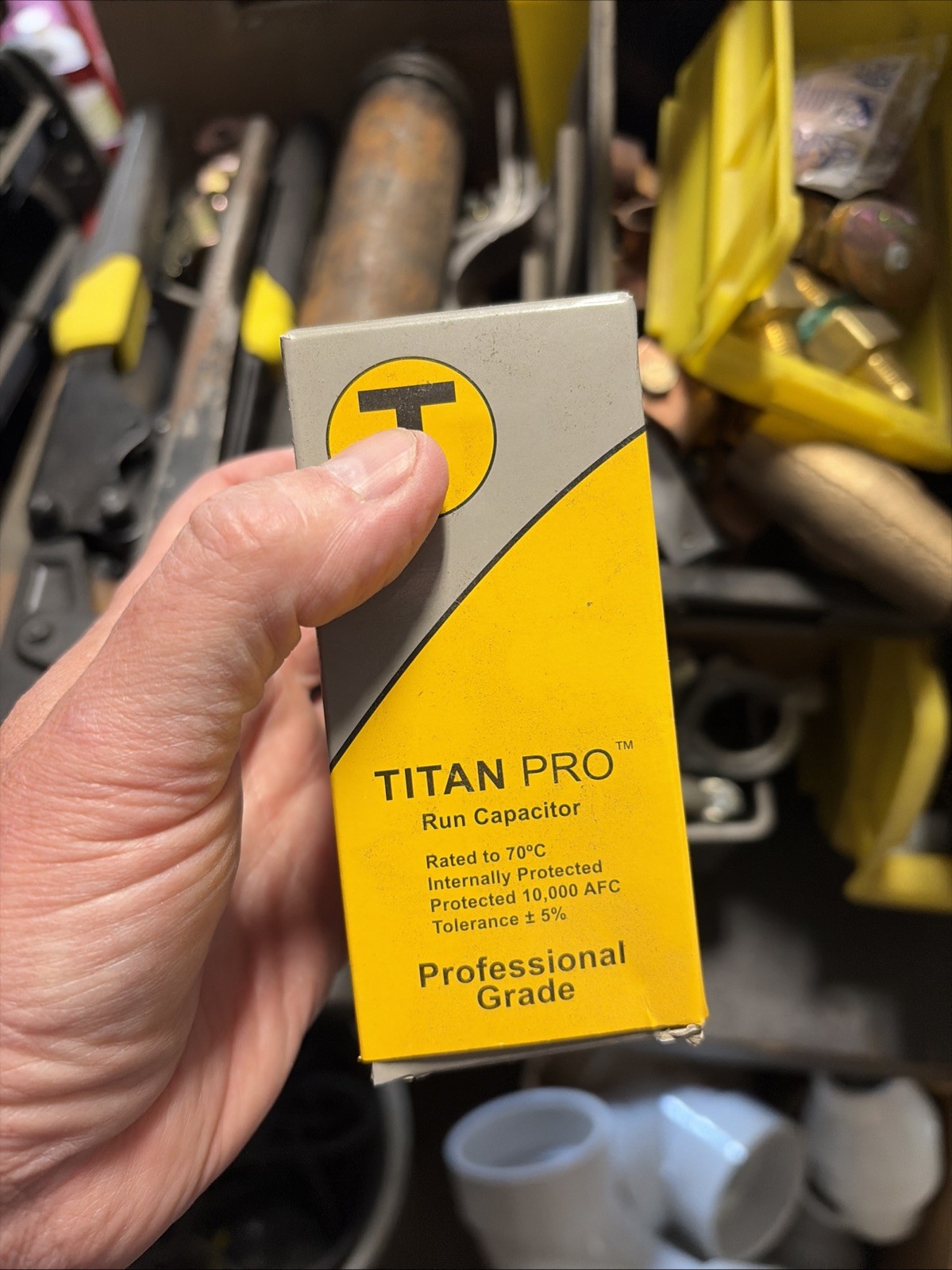Titan Pro 40 MFD 440/370 VAC Capacitor TRCF40