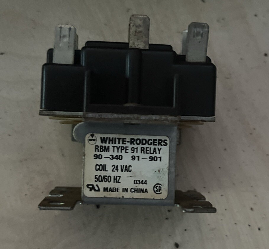 WHITE-RODGERS #90-340/91-901 TYPE 91 CONTROL RELAY USED