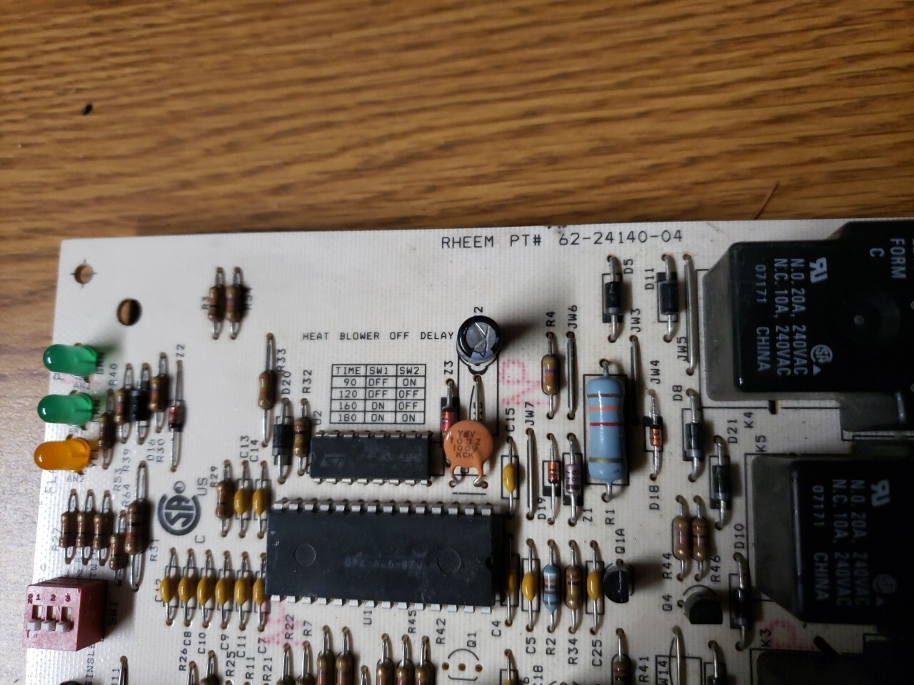 Rheem OEM Part # 62-24140-04 Spark Ignition Control Board-Used One Week-TESTED