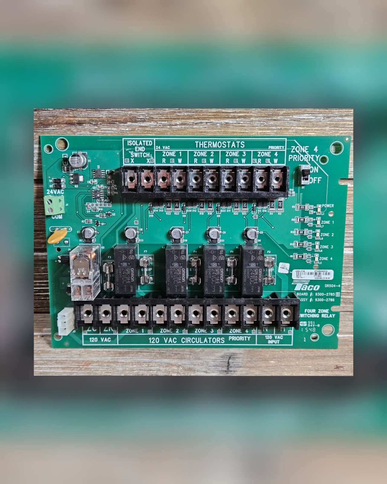 Taco SR504-4 Four Zone Switching Relay Boiler Control W/ Priority Free Shipping