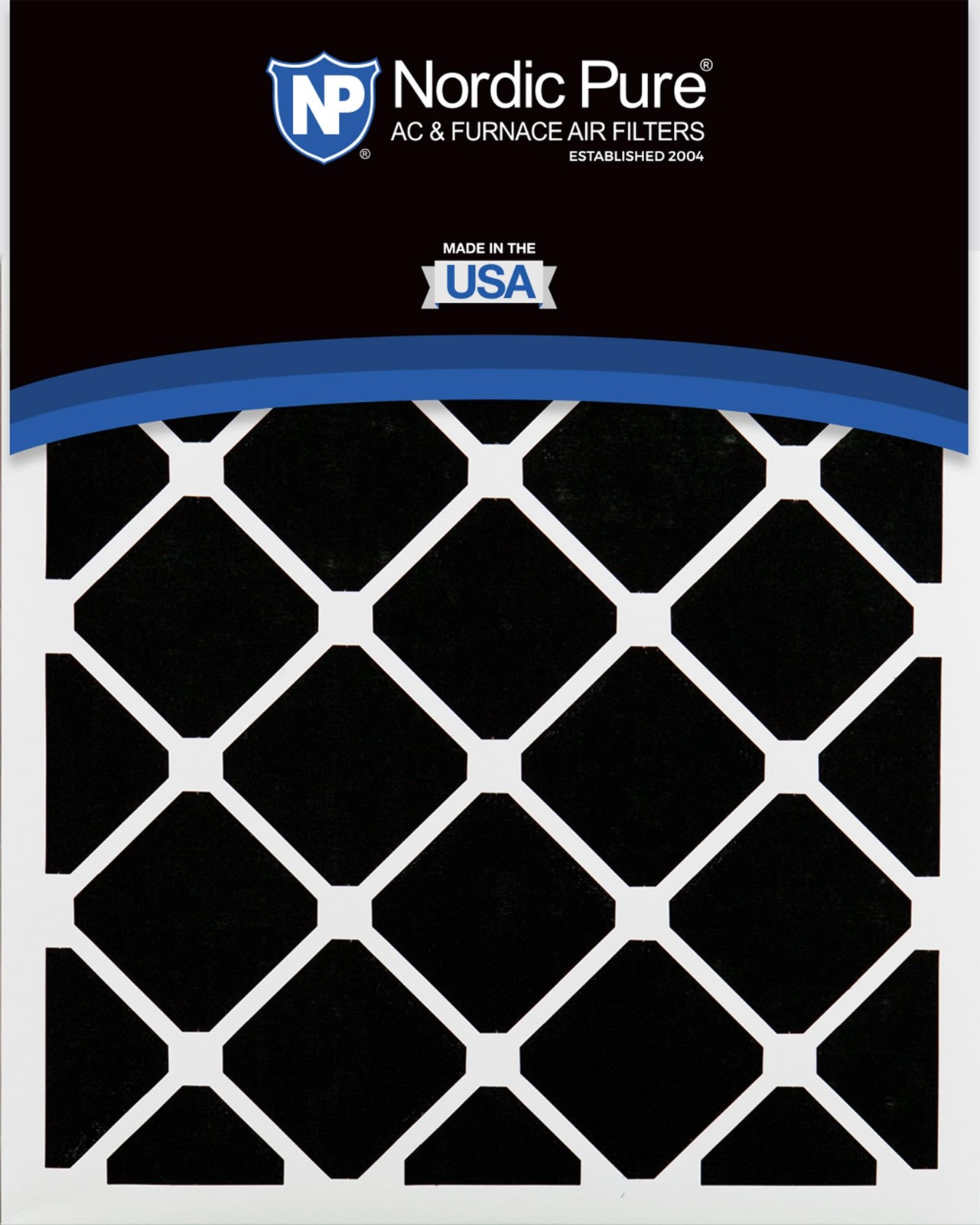 Nordic Pure 20x25x4 (19_1/2 x 24_1/2 x 3_5/8) Pleated 19.5″ x 24.5″ x 3.6″