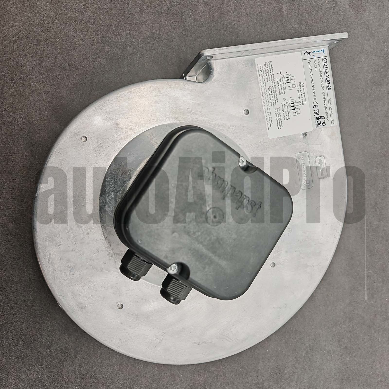 Brand New G2D180-AE02-26 Centrifugal Blower Fan 400V 420/385W for ebm-papst