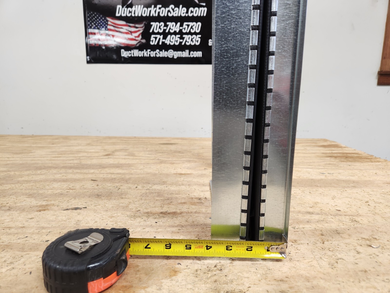20 X 20 Inches CARLISLE FLEXIBLE DUCT CONNECTOR CANVAS DUCTWORK CONNECTOR