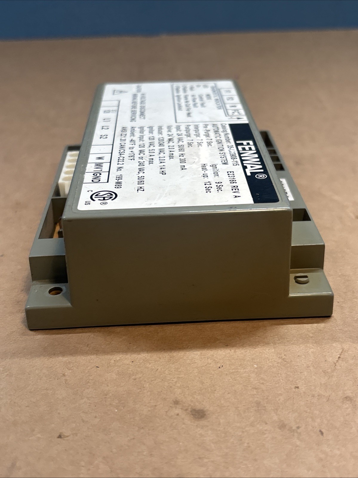 Fenwal 35-665908-115 24 Vac Hot Surface Ignition Control Board