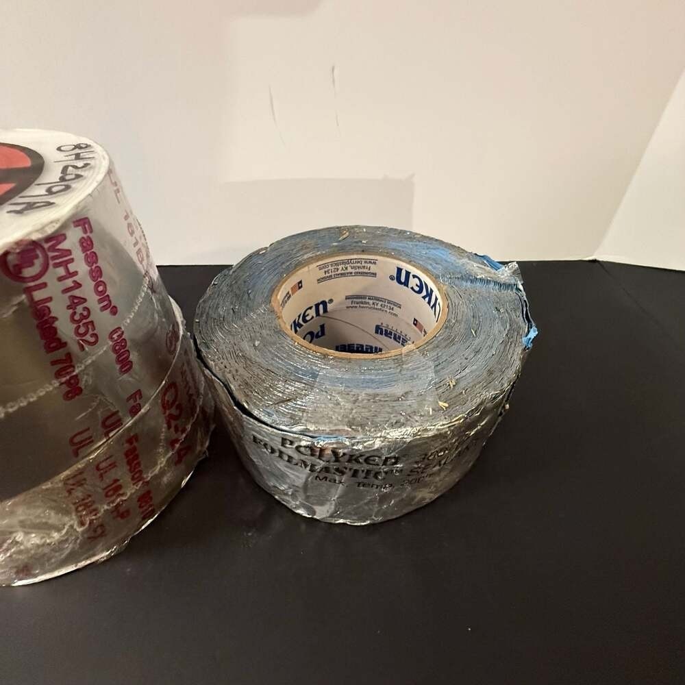 Lot of 5 HVAC Aluminum Foil & Mastic Sealant Tapes