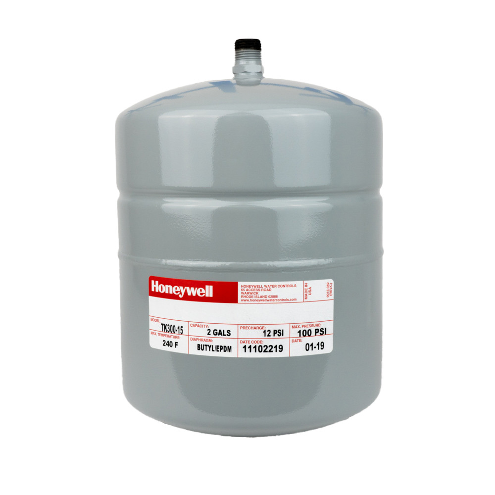 Honeywell TK300-15 Hydronic 2gal Expansion Tank, 8in x 12.6in