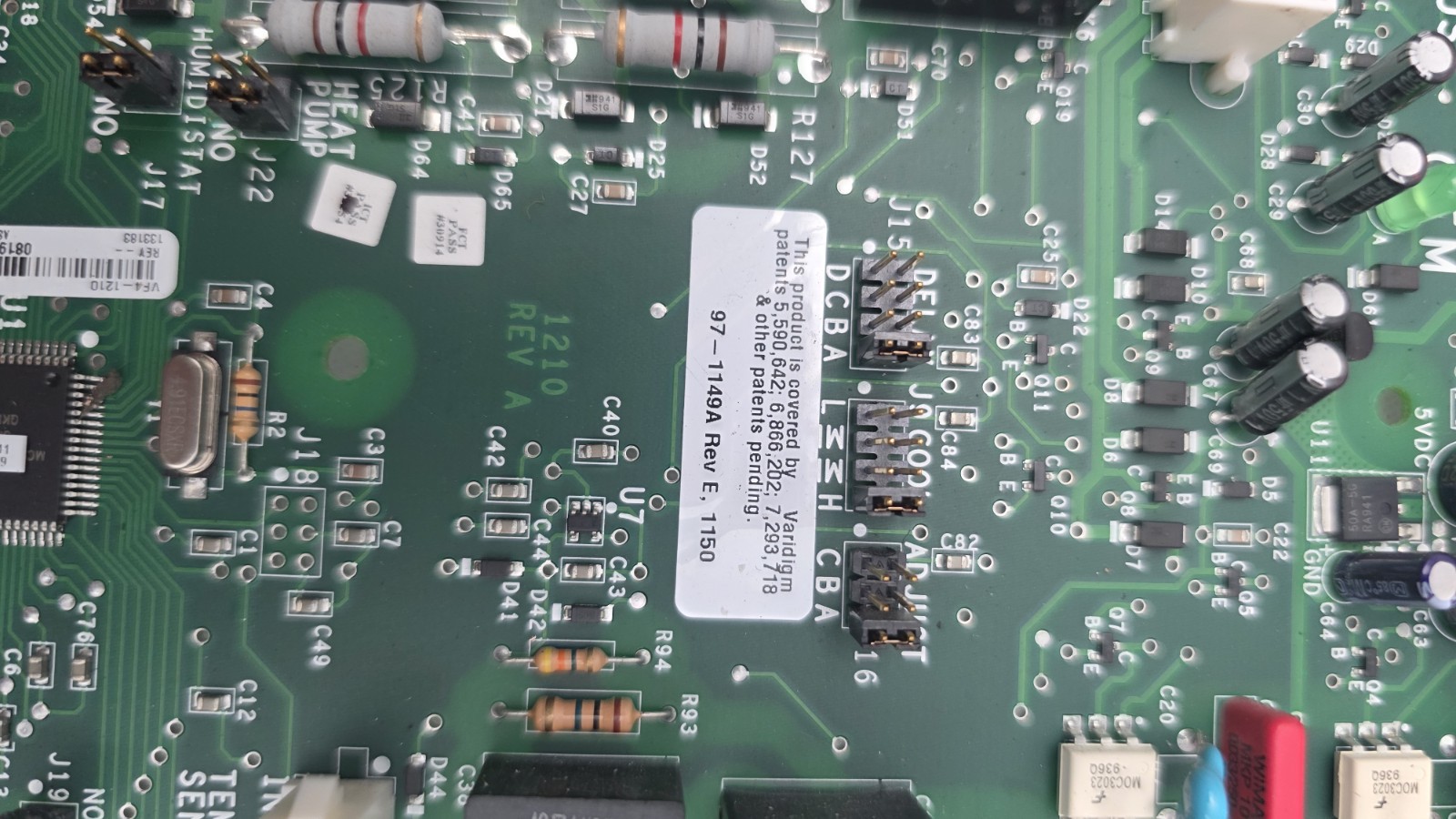 York Luxaire VARIDIGM 507820 Control Board VF4-1210 SCD-1102