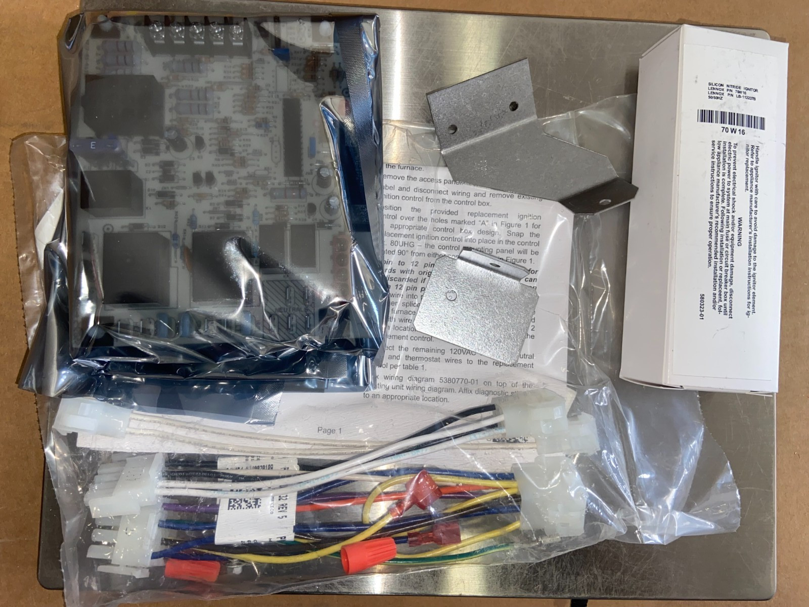LENNOX SureLight Furnace Control Board & Ignitor Kit 19V36