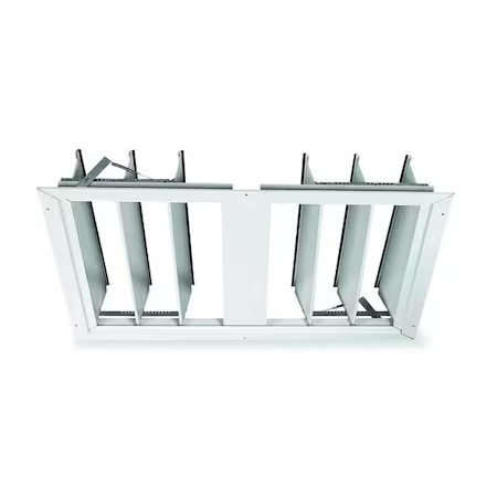 Dayton 4Ha11 30 In 35 7/8″H-W Aluminum Ceiling Truss Damper, 28-3/4 In X 33-7/8