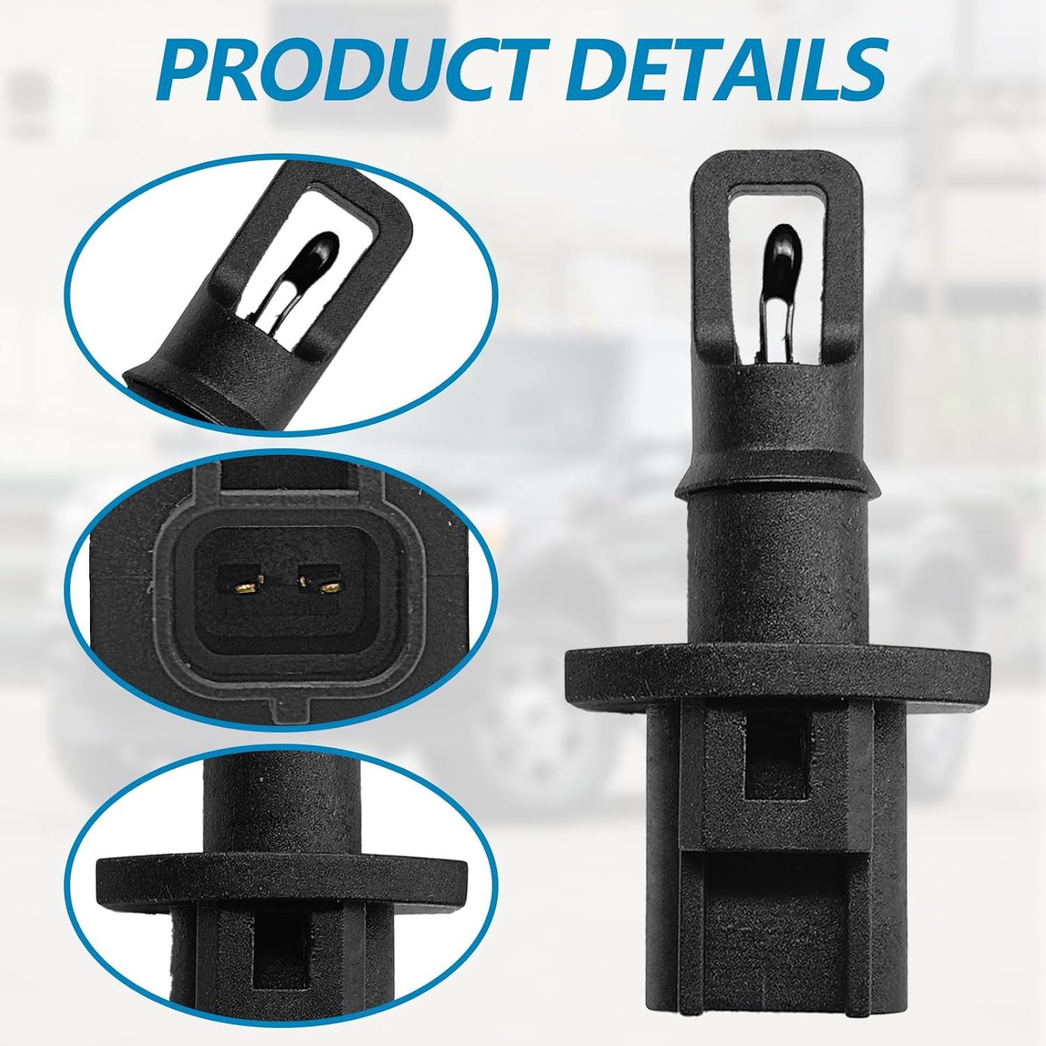 Intake Air Temperature Sensor IAT for Ford F150 F250 F350 1997-2008 Replacement