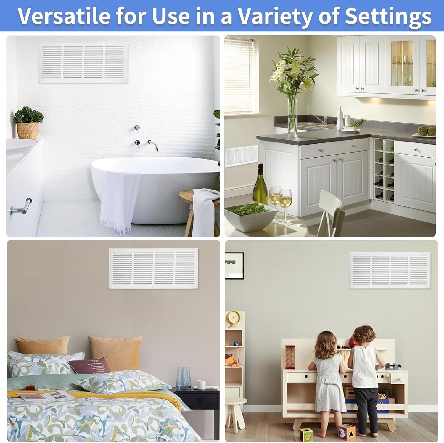 NEW Return Air Grille Steel HVAC Vent Cover 24×10 Ceiling Wall Vent 25.75×11.75