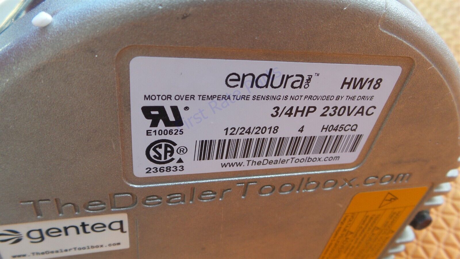 Carrier HD46AR253 Blower Motor HD46AR284 Genteq 5SME39NXL208 5SCA39KLP8014 3/4HP