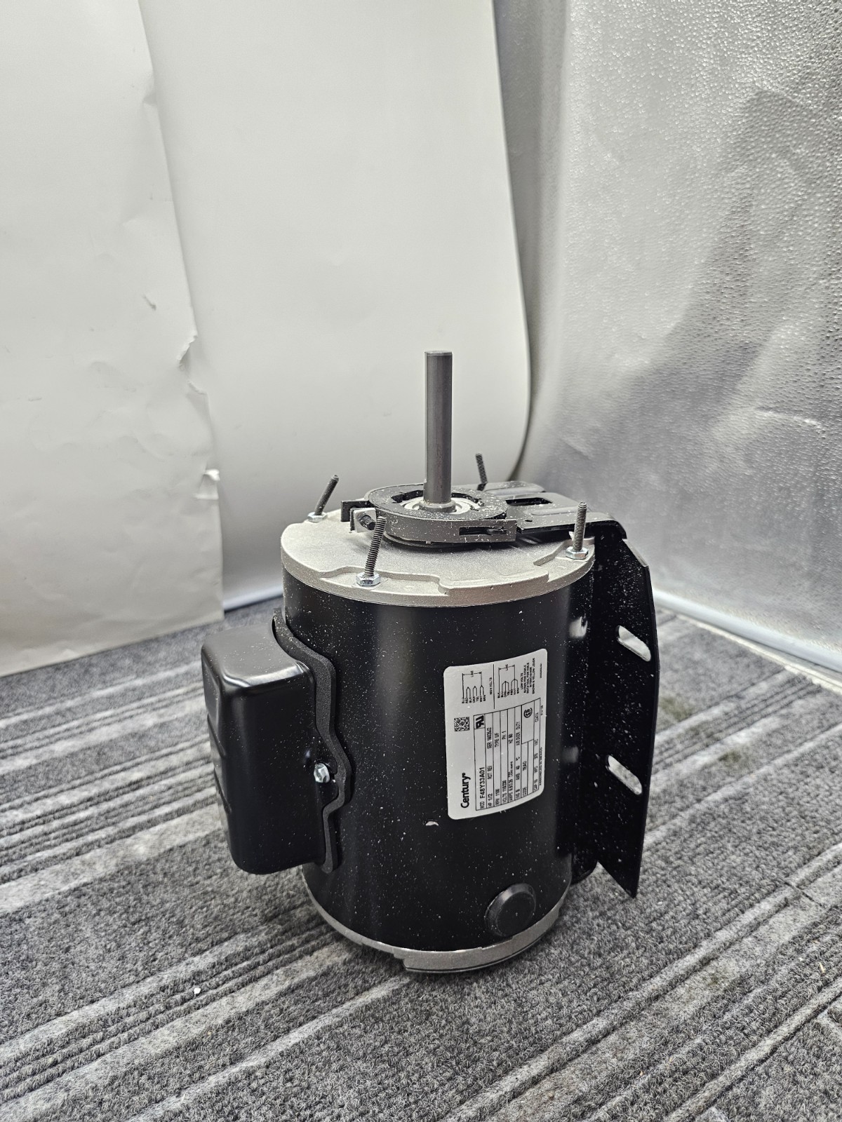 Century C047A Direct Drive Fan Motor, 1/2 HP, 1 Ph, 60 Hz, 115/230 V, 48Z Frame