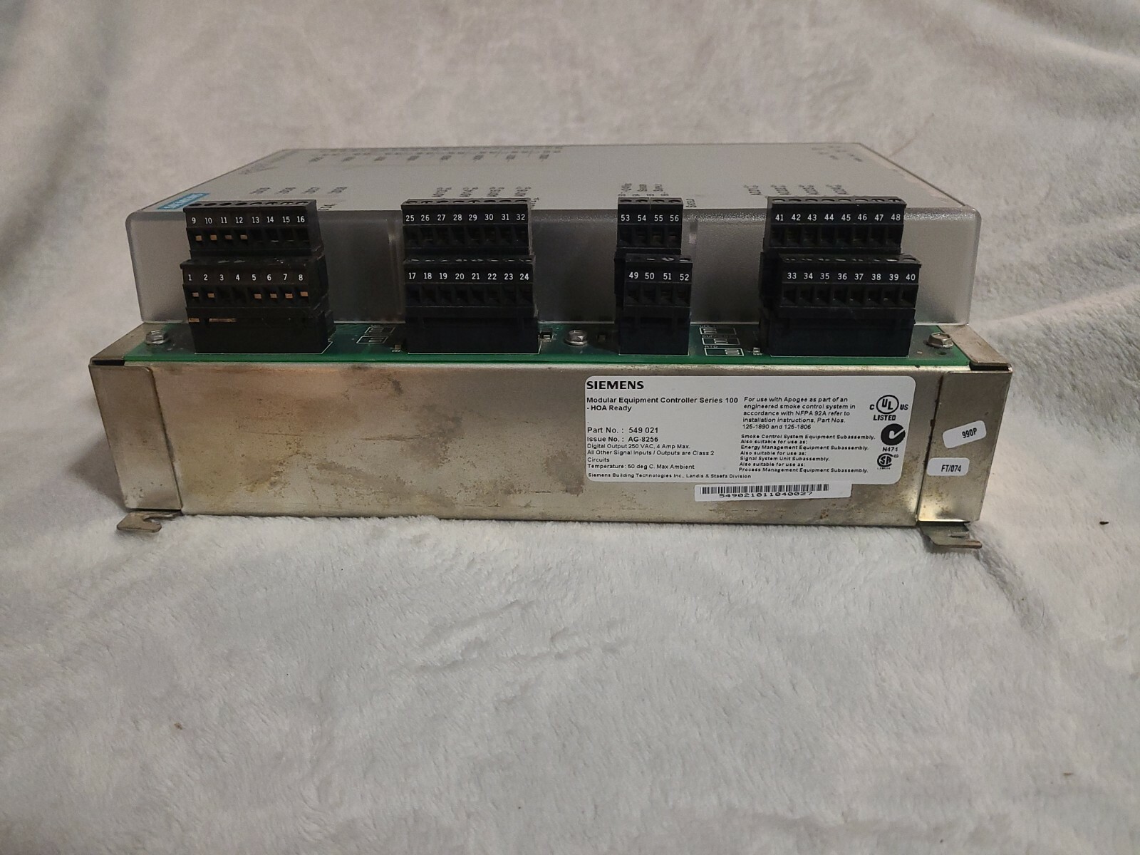 SIEMENS 549-021 MODULAR EQUIPMENT CONTROLLER APOGEE AUTOMATION HVAC SERIES 100