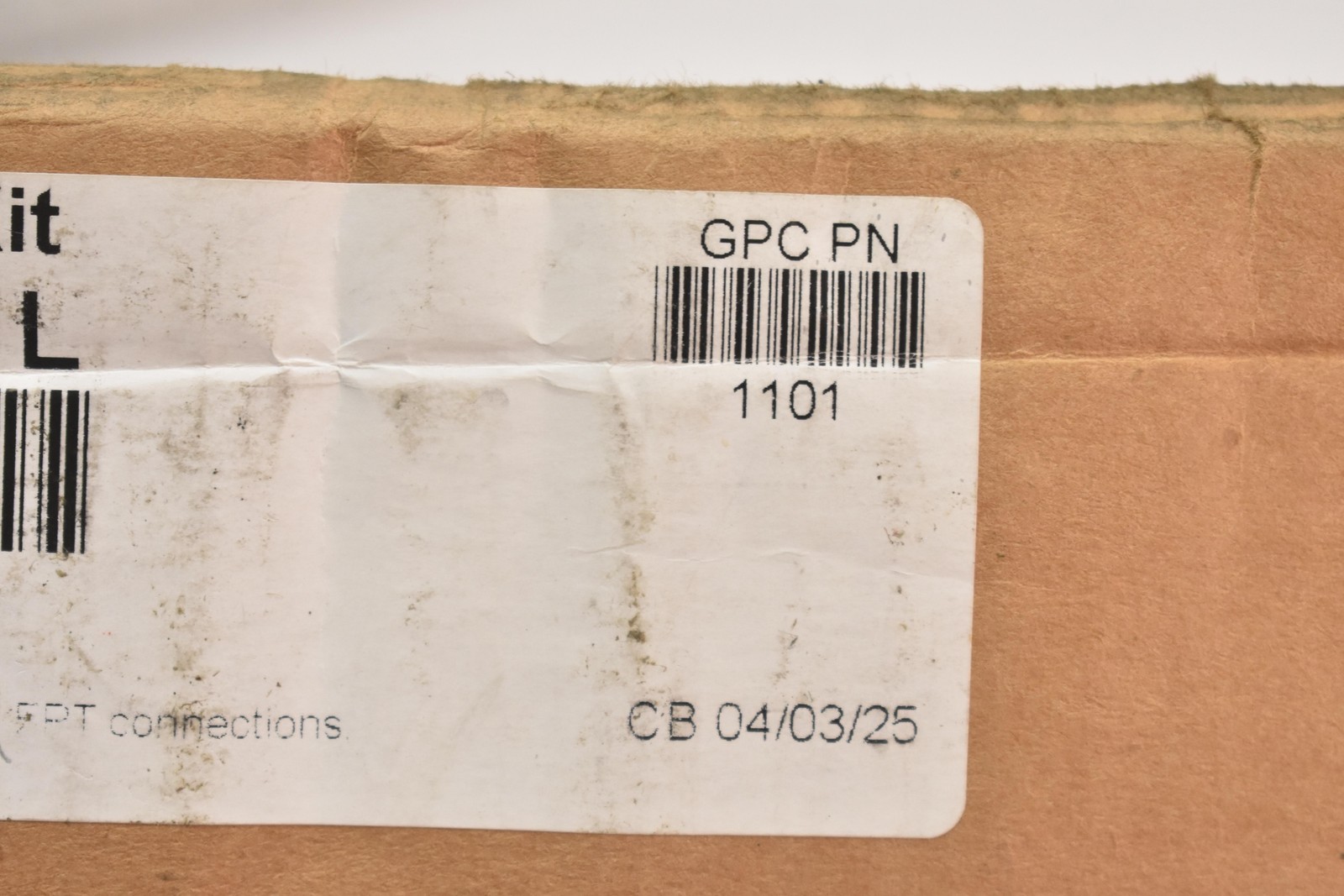 Geo-Flo GHK-1L Hose Kit 1101 Heat Pump HVAC 1 In FPT Connections Black Brass