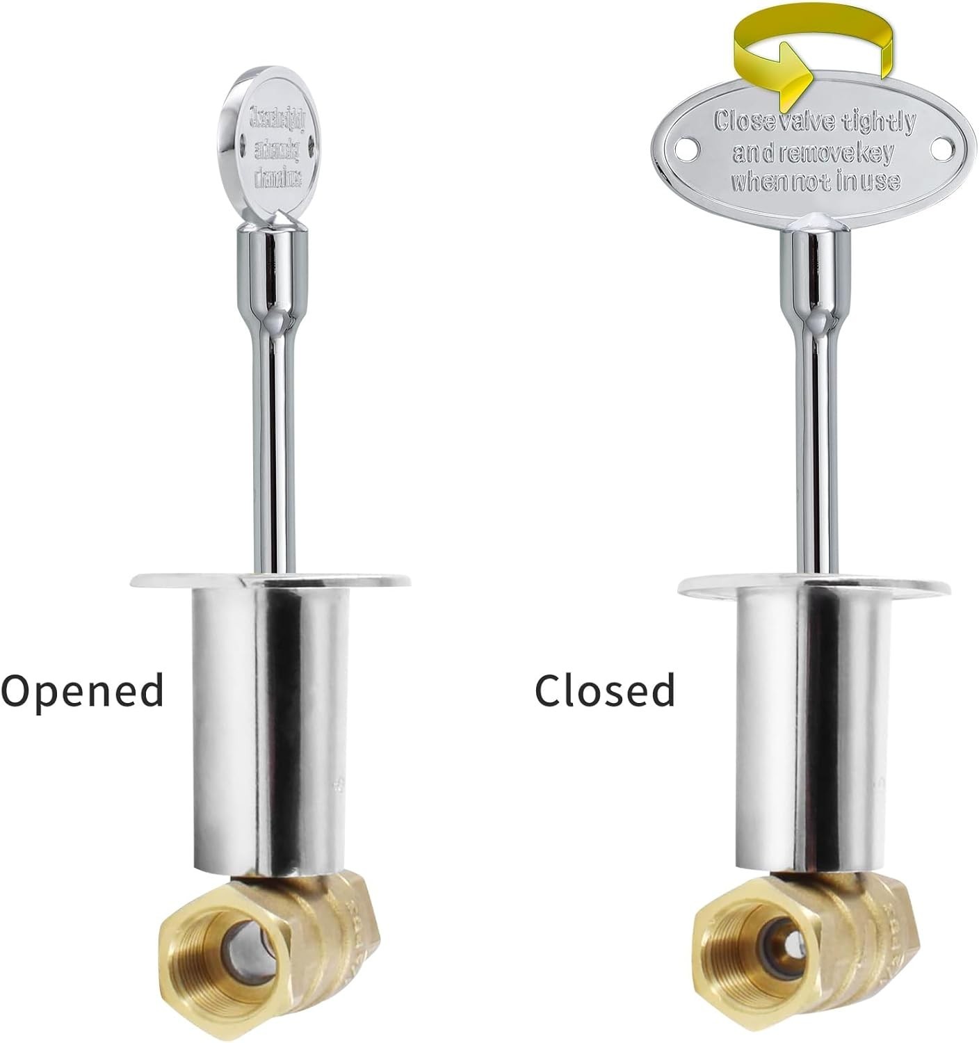 Durable 2-Pack Gas Valve Keys – Universal Fit for Fire Pits & Fireplaces