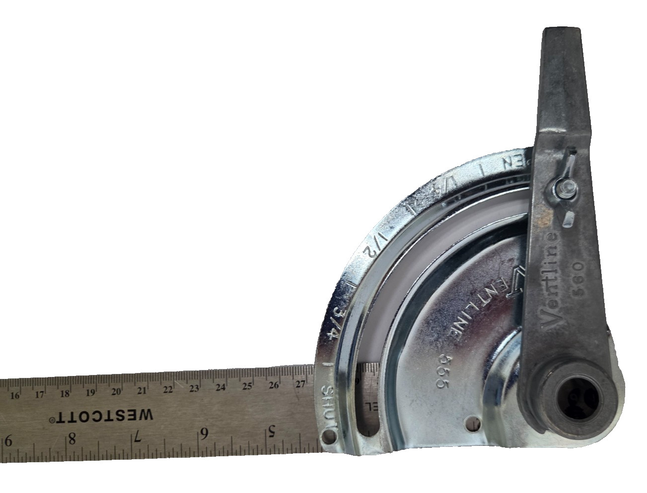 Qty 20 Ventline 555 Steel HVAC Damper Quadrant, 1/2″ Rods + Ventline 560 Handle