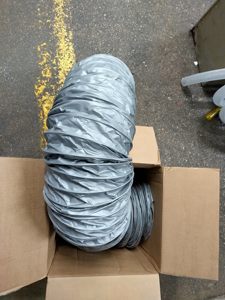 Hi-Tech Duravent 8″ x 25′ Fiberglass / PVC Duct Hose