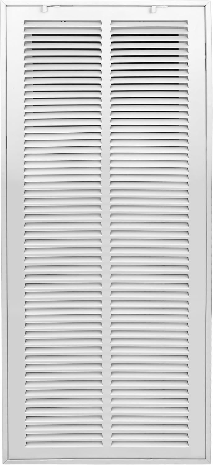 Fits 14×30 Duct Opening | Filter Included Steel Return Air Filter Grille