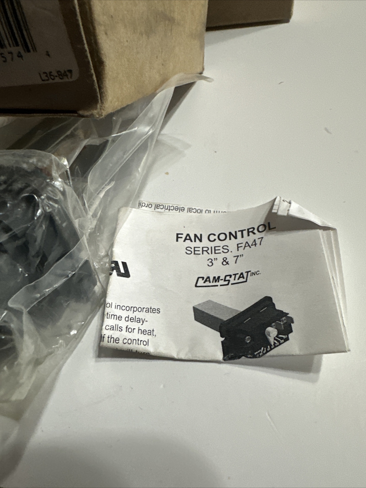 SUPCO CAM-STAT FA47TS3-110 TIME TEMPERATURE START FAN CONTROL – Made In USA