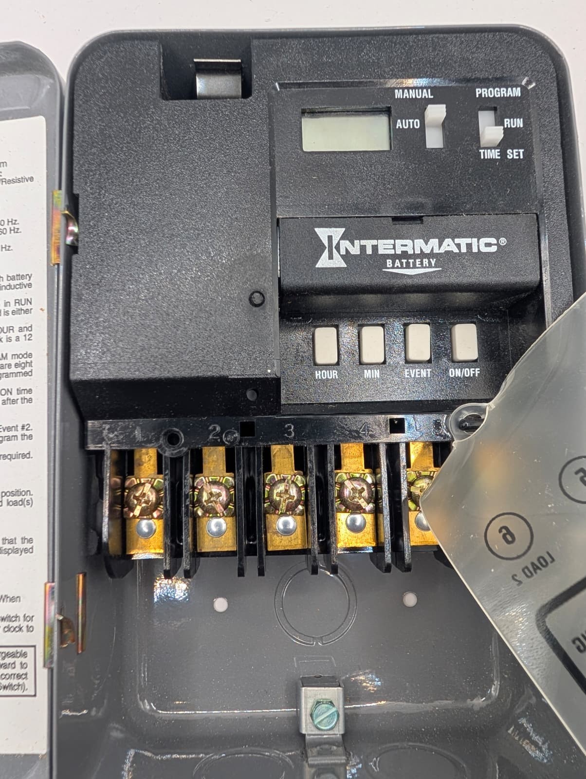 Intermatic ET103C Electronic 24 Hour 1 Circuit Time Switch DPST 30A New Open Box