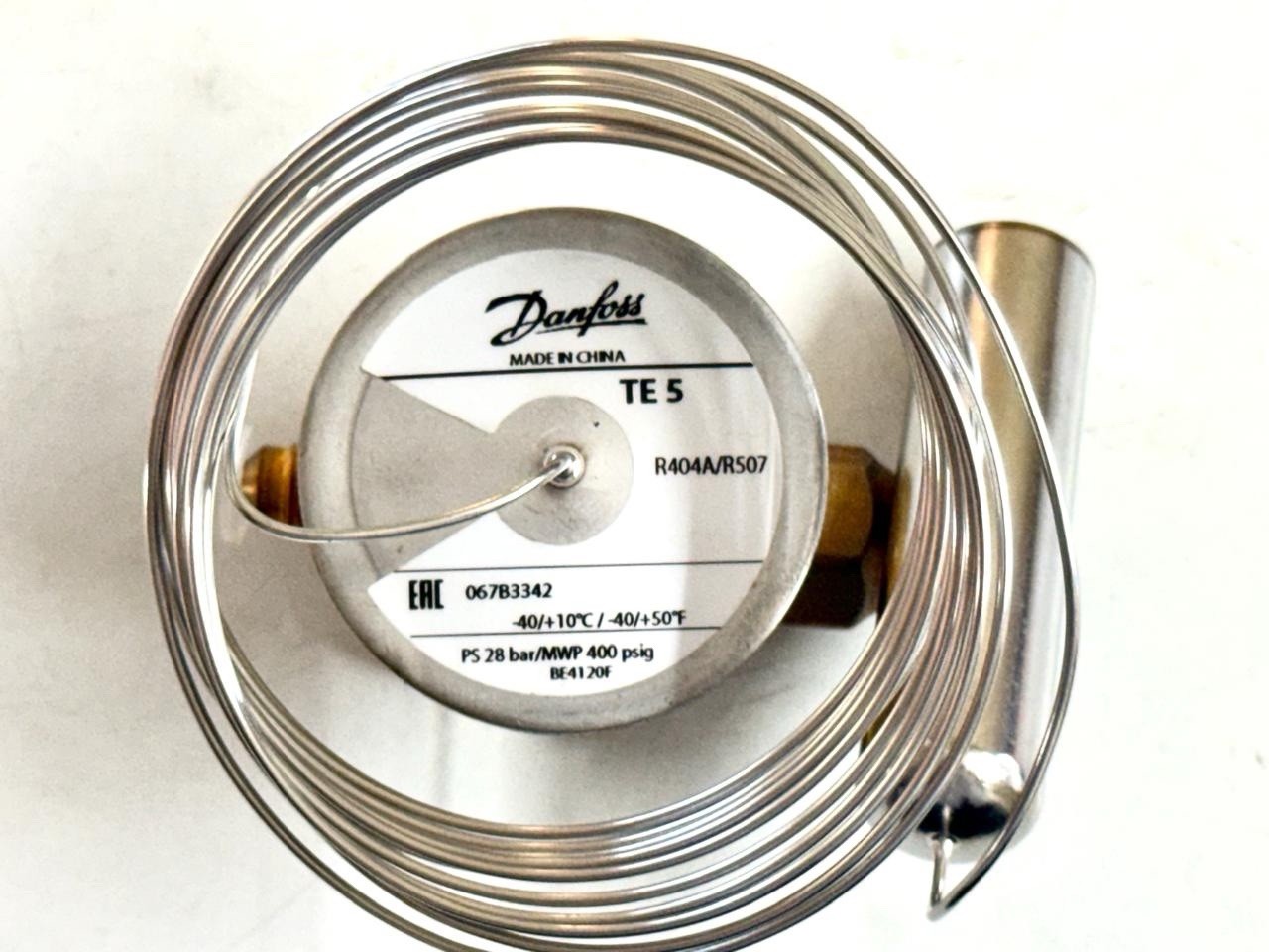 DANFOSS 067B3342 TE-5 ELEMENT FOR EXPANSION VALVE R404A/R507