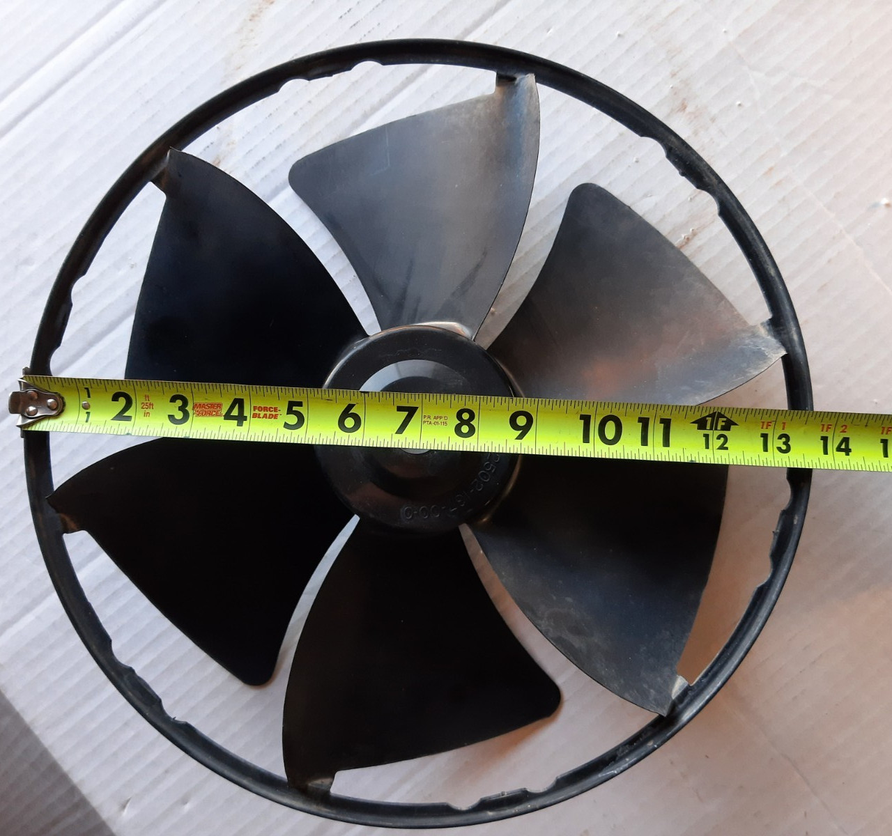 851-0-2502-137-00-0 Condenser Fan Blade 13 3/4″ Dia. .470 Hub
